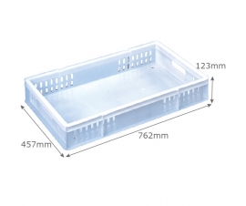 Confectionery Tray 32 Litre Vented-Sides