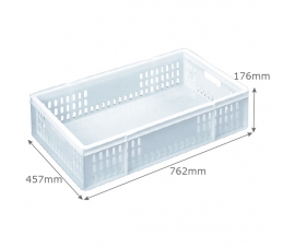 Confectionery Tray 48 Litre Vented-Sides