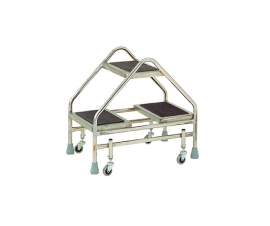 S211 Stainless Steel Steps 2 Double Steps without Grab Rail