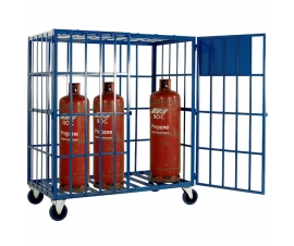 Cylinder Storage Cage With Wheels