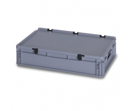 24 Litre Plastic Container with Lid (Euro/Stacking) ED64-12