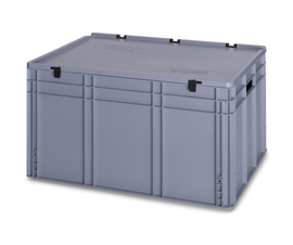 172 Litre Plastic Container with Lid (Euro/Stacking) ED86-42