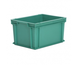 Stackable Plastic Euro Container In Green