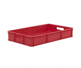 Red Stacking Confectionery Tray Solid Sides And Base