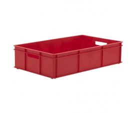 Red Stacking Confectionery Tray Solid Sides And Base
