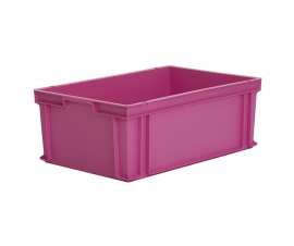 Pink Plastic Stackable Box
