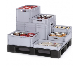 Plastic euro containers