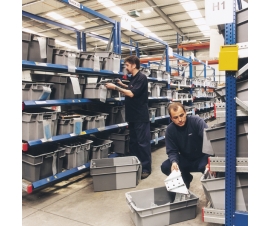 180 Degree Stacking and Nesting Container