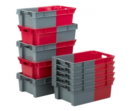 180 Degree Stacking and Nesting Container