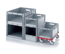 Euro Containers with Open Fronts