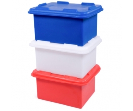Food Grade Stacking Containers (30L) - Mixed Colours