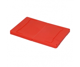 Red Folding Hinged Lid for Storage Boxes