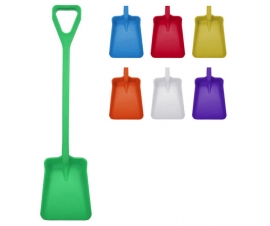 Standard Coloured Long Handled Shovels (Food Grade)
