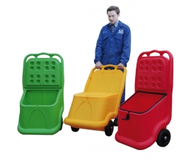 Coloured Plastic Mobile Cart