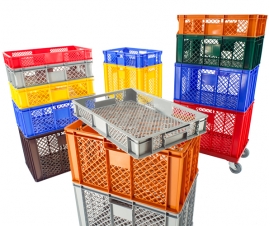 Ventilated Euro Stacking Containers Economy Range