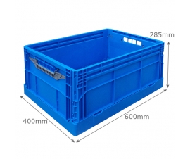 Foldable Plastic Box in Blue