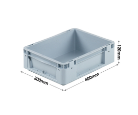 10 litre euro stacking container with hand grips