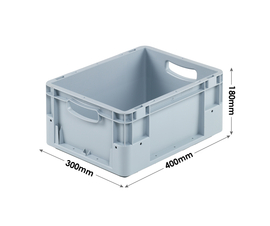 15 litre 400 x 300 x 180mm Euro Container