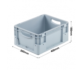 15 Litre 400 x 300 x 180mm Euro Container