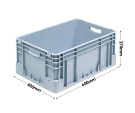 600 x 400 x 270 Euro stacking container