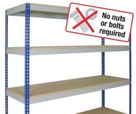 Medium Rivert Boltless Shelving Bay