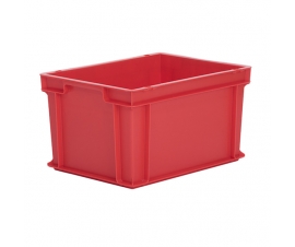 Red Euro Container In Half Size (400x300) 220mm High - Red