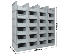 Open End Container Pick Wall