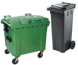 Waste Bins, Wheelie Bins and Recycling Bins