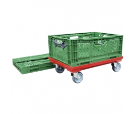 Folding Euro Container on Dolly