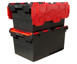 Large Plastic Stackable Storage Crates