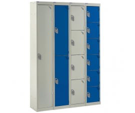 Grey And Blue Locker Group