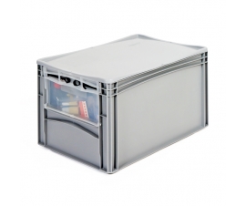 Open End Euro Picking Container with Translucent Door