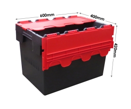 80 Litre Attached Lid Container