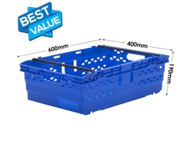 Blue Bale Arm Supermarket Crates