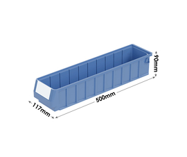 RK5109 Blue Shelf Tray with 3.5 Litre Capacity