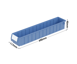 RK6109 Shelf Tray with 4.2 Litre Capacity - 600mm Deep
