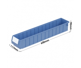 RK6109 Shelf Tray with 4.2 Litre Capacity - 600mm Deep