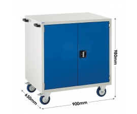 Mobile Euroslide cabinet dimensions