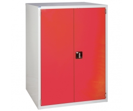 Euroslide cabinet with 1 cupboard in red
