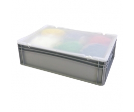 Basicline Euro Container Case with Clear Lid