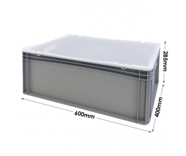 Basicline Euro Container Case With Clear Lid