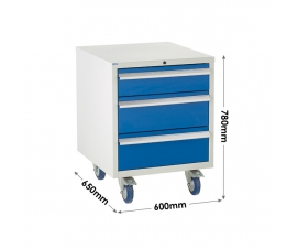Under bench Euroslide cabinet dimensions
