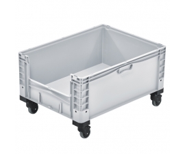 Open End Euro Picking Container with Wheels
