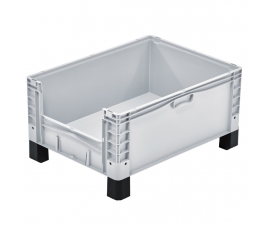 Open End Euro Picking Container with Feet