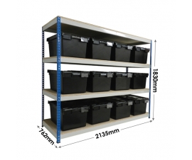 Shelving dimensions