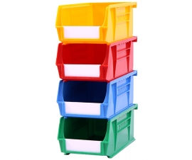 Stack of Size 2 Coloured Linbins