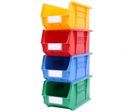 Stack of Size 6 Coloured Linbins