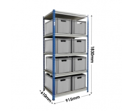 Shelving dimensions