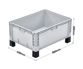 Basicline Plus Container with Feet