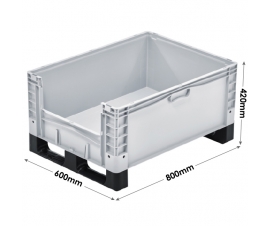 Basicline Plus Container with Pick Opening And Runners